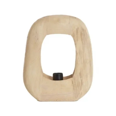 Afbeelding van Light&amp;living Tafellamp 24x8x30 cm KELAFO hout mat naturel