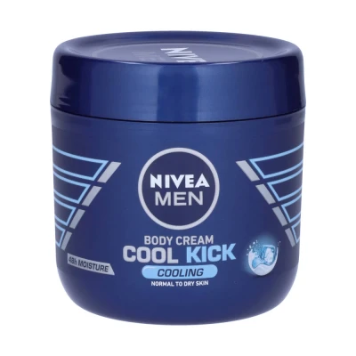 Afbeelding van Nivea Men Cool Kick Cooling Body Cream 400 ml (voor normale tot droge huid)