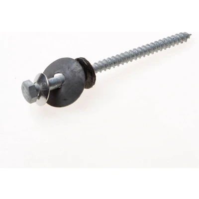 Afbeelding van Fischer Houtdraadbout met 3 delige sluitschelp verzinkt 7 x 110mm