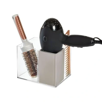 Afbeelding van iDesign Haarverzorging Organiser, 18 x 13.5 13 cm, Kunststof, Tran
