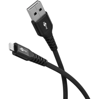Afbeelding van Goobay 74485 Lightning kabel 0,5 m Zwart