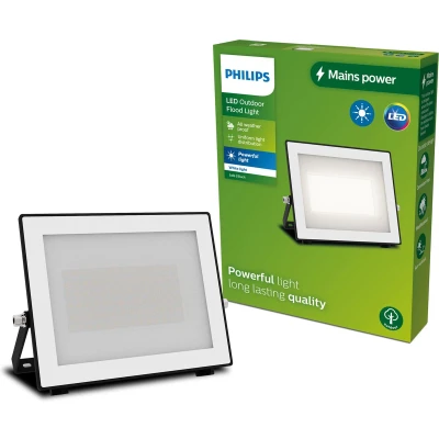 Afbeelding van Philips Lois floodlight Zwart 50W Helder warm licht; 3000K Verstraler