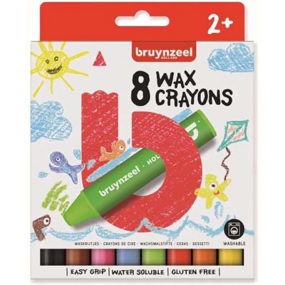 Afbeelding van Bruynzeel Inspiring Young 8 waskrijtjes