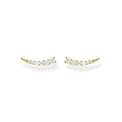 Afbeelding van Thomas Sabo Oorbellen voor dames van 925 Sterling zilver met stenen, zilver, Niet toepassing