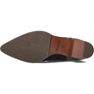 Afbeelding van Pertini 30961 Enkellaarsjes Dames Brons Maat 36
