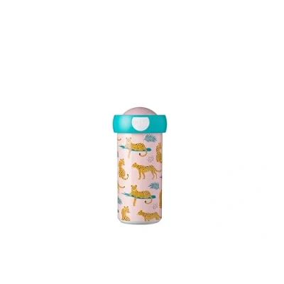 Image de Mepal Gourde Campus Gobelet pour Boire Étanche Enfants Tasse Réutilisable Sans BPA et Lavable au Lave Vaisselle 300 ml Leopard