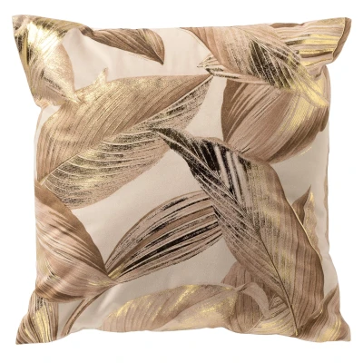 Afbeelding van Dutch Decor MAYSA Kussenhoes 45x45 cm Irish Cream beige met rits zonder binnenkussen
