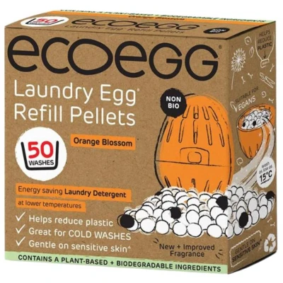 Afbeelding van Eco egg Orange Blossom hervulpellets 50 Wasbeurten