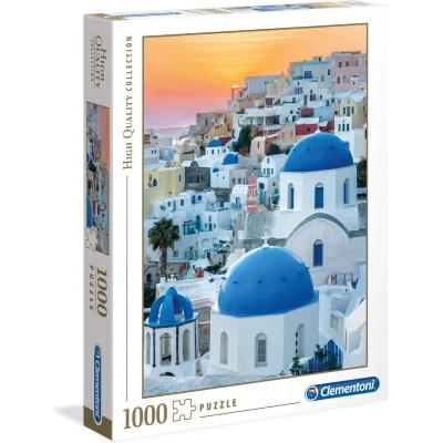 Afbeelding van Clementoni Legpuzzel High Quality puzzel Collectie Santorini 1000 stukjes, volwassenen