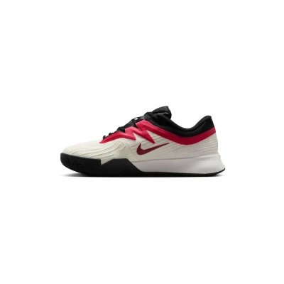 Afbeelding van Nike Performance ZOOM Vapor PRO 3= Tennisschoenen voor kleibanen, Dames, Maat: 37.5, Pale ivory/rush pink ail team red black Schoenen