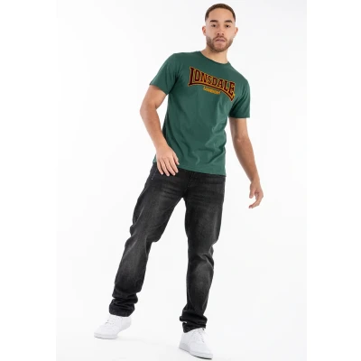 Afbeelding van Lonsdale Schmale Passform Classic Tshirt print, Heren, Maat: Small, Bottle green