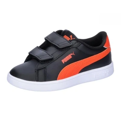 Image de Puma Smash 3.0 L V PS Chaussures unisexes pour enfant, Noir Redmazing, 33 EU