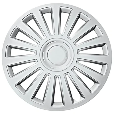 Afbeelding van Car Plus Wieldoppen California 16 Inch Abs Zilver Set Van 4