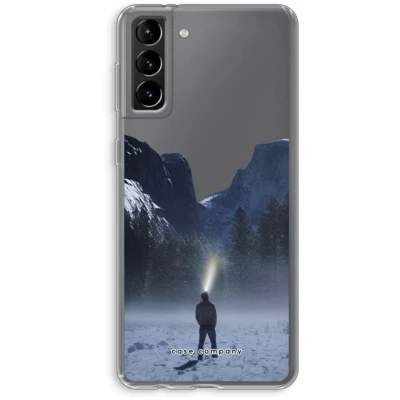Afbeelding van hoesje geschikt voor Samsung Galaxy S21 Plus Wanderlust Soft Cover Telefoonhoesje Bescherming aan alle Kanten en Schermrand