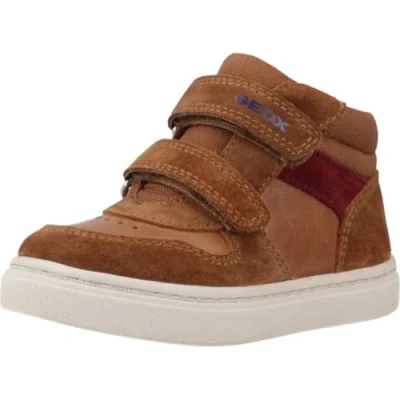 Afbeelding van Geox B Nashik Boy A Sneaker Baby Jongens, Bruin