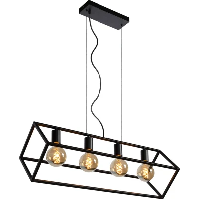 Afbeelding van Lucide Hanglamp Fabian Zwart