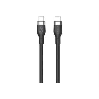 Afbeelding van HYPER HJ4002BKGL, 2 m, USB C, 2.0, 0,48 Gbit/s, Zwart