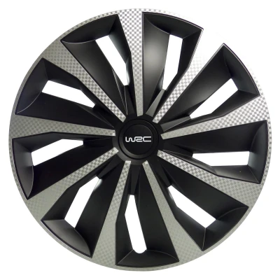 Afbeelding van WRC 007498 Wieldoppen 15 Zwart/Carbon