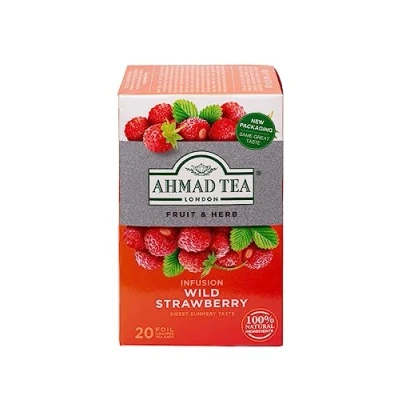 Afbeelding van Ahmad Tea London Infusion Wilde Aardbei 20 Theezakjes