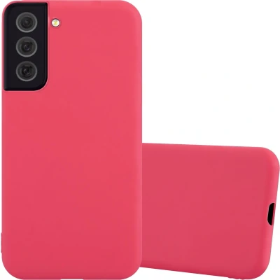 Afbeelding van Cadorabo Hoesje geschikt voor Samsung Galaxy S22 PLUS in CANDY ROOD Beschermhoes gemaakt van flexibel TPU silicone Case Cover