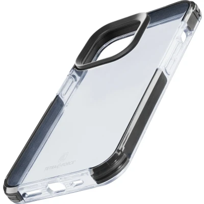 Afbeelding van Cellularline Hard Case Tetra Backcover Apple iPhone 14 Transparant, Zwart MagSafe compatible
