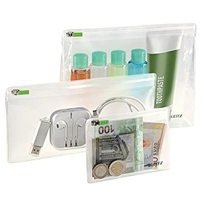 Afbeelding van Leitz Geassorteerde ritszak, multifunctioneel, Doorschijnend, Bagage organizer
