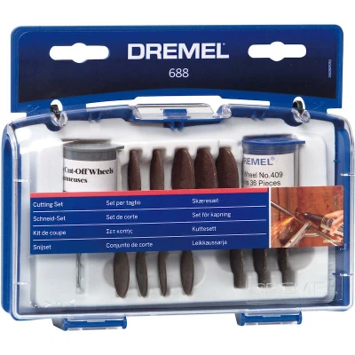 Image de DREMEL 688 ensemble d&#039;accessoires pour toupie 68 pièces 26150688JA
