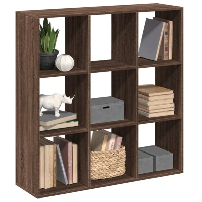 Afbeelding van Kamerscherm / boekenkast 102x29x103,5 cm hout bruin eikenkleur