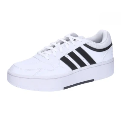 Afbeelding van adidas Originals IG6115 Hoops 3 0 BOLD Sneakers laag, Dames, Maat: 40.5, White black Kunststof