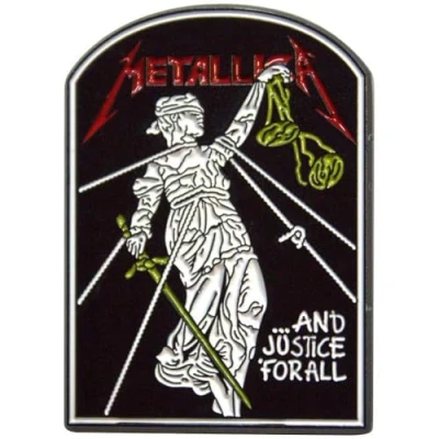 Afbeelding van Metallica And Justice For All Tombstone Pin