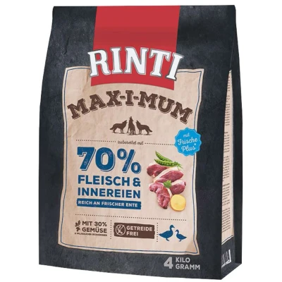 Afbeelding van RINTI Max i Mum Eend Hondenvoer 4 kg