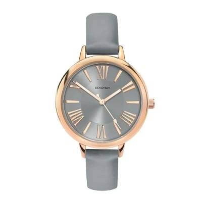 Afbeelding van Sekonda Dames quartz horloge, Grijze armband, wijzerplaat, Band, band/grijze armband