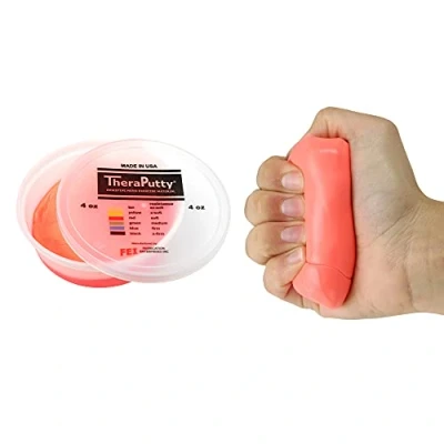 Afbeelding van CanDo 10 0906 Theraputty &amp; Trade Kneedpasta, 113 g, zacht, rood