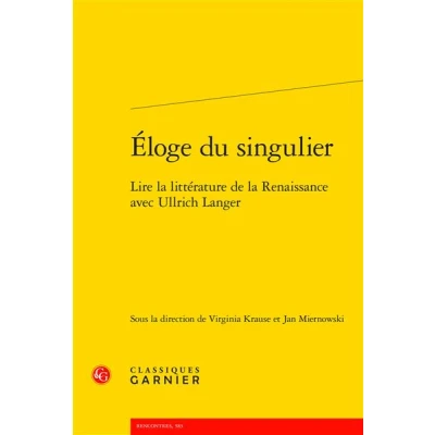 Image de Éloge du singulier