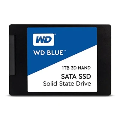 Afbeelding van Western Digital WDS100T2B0A, WD interne SSD 2,5 inch SATA 1 TB 3D NAND, Blue verbeterde prestaties