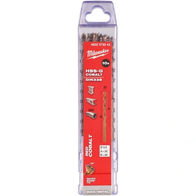 Afbeelding van Metaalboor Hss G Cobalt 5 X 86 Mm (10 Stuks)