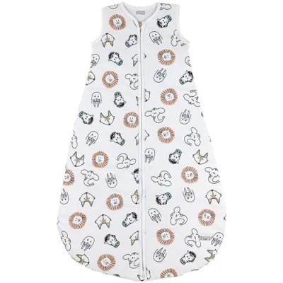 Afbeelding van Meyco baby Animal slaapzak rond gevoerd multicolour 86cm