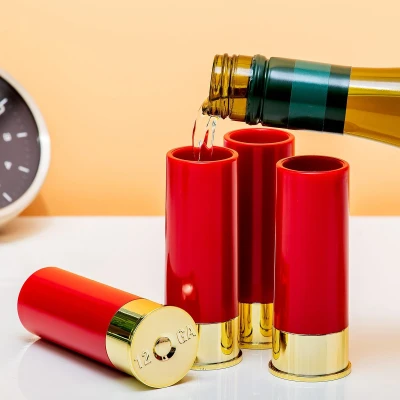 Afbeelding van Hagelpatroon Shotglaasjes (set Van 4)