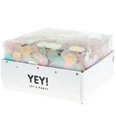 Afbeelding van 20 g mini confetti rond pastel