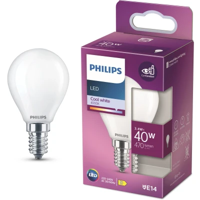 Afbeelding van Ledlamp Philips Vela y lustre 4,5 x 8,2 cm E14 470 lm 4,3 W (4000 K)