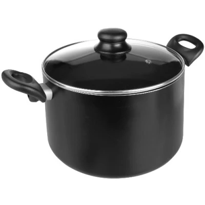 Afbeelding van IBILI Braadpan met glazen deksel, aluminium, 16 cm, anti aanbaklaag, geschikt voor inductie