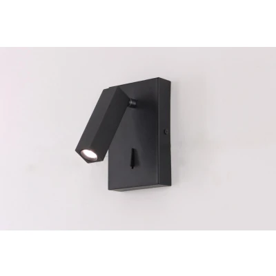 Afbeelding van Wandleeslamp LED zwart