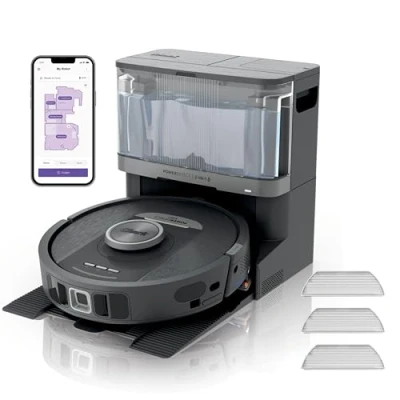 Image de Aspirateur robot Shark Powerdetect Nevertouch RV2800YEEU Noir