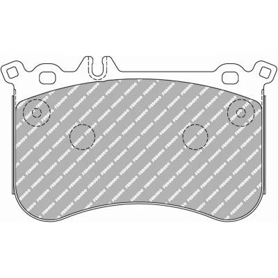 Afbeelding van FERODO RACING FCP4806H Remblokkenset MERCEDES BENZ: A Class, CLA Estate, Coupe