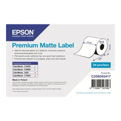 Image de Epson Premium papier continu pour étiquette 1 rouleau(x)