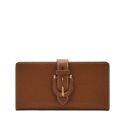 Afbeelding van Fossil Harwell Portemonnee, Dames, Maat: One Size, Brown