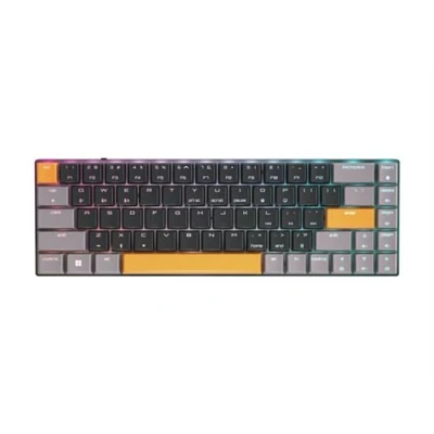 Image de CHERRY MX LP 2.1 Clavier compact backlit sans fil Bluetooth 5.2, 2.4 GHz, USB C QWERTY US commutateur : Low Profile RGB Speed