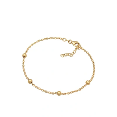 Afbeelding van Elli Basic Armband goldcoloured, Dames, Maat: 19, Gold coloured