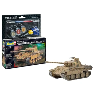 Afbeelding van 1:72 Revell 63171 PzKpfw V Pantner Ausf.G (Sd.Kfz. 171) Model Set Plastic Modelbouwpakket