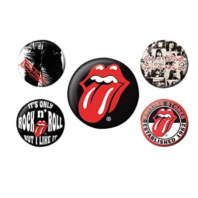 Afbeelding van The Rolling Stones &quot;Klassiek&quot; Set van 5 Badges